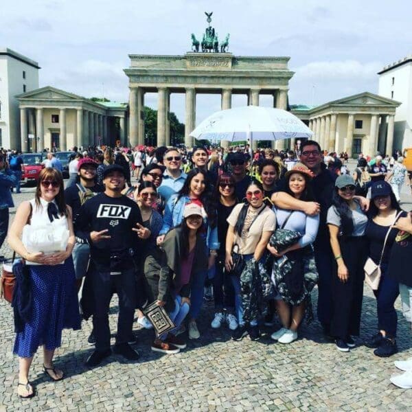 Group at Brandenburg Gate